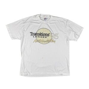 Vtg Transitions‎ Lenses North American Tour 1995 T Shirt XL White Hanes